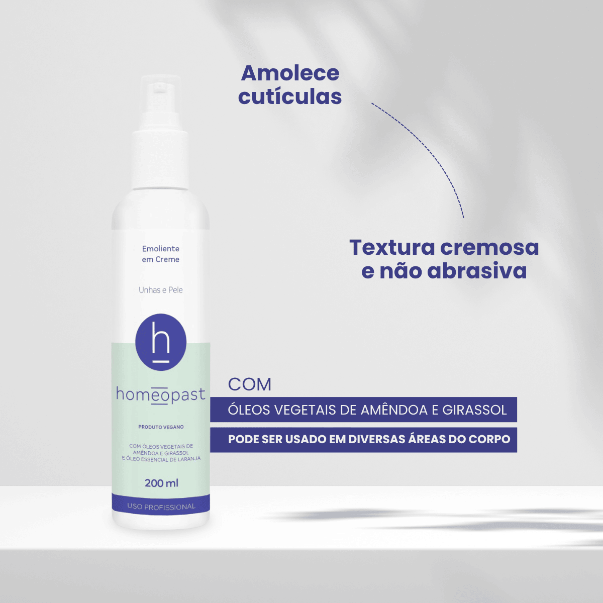 Emoliente em Creme 200ml Homeopast - Imagem 3