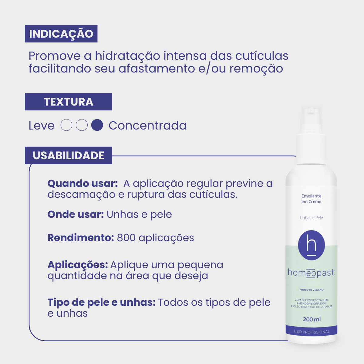 Emoliente em Creme 200ml Homeopast - Imagem 4