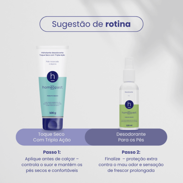 Hidratante Toque Seco Com Tripla Ação 100g Homeopast - Imagem 6
