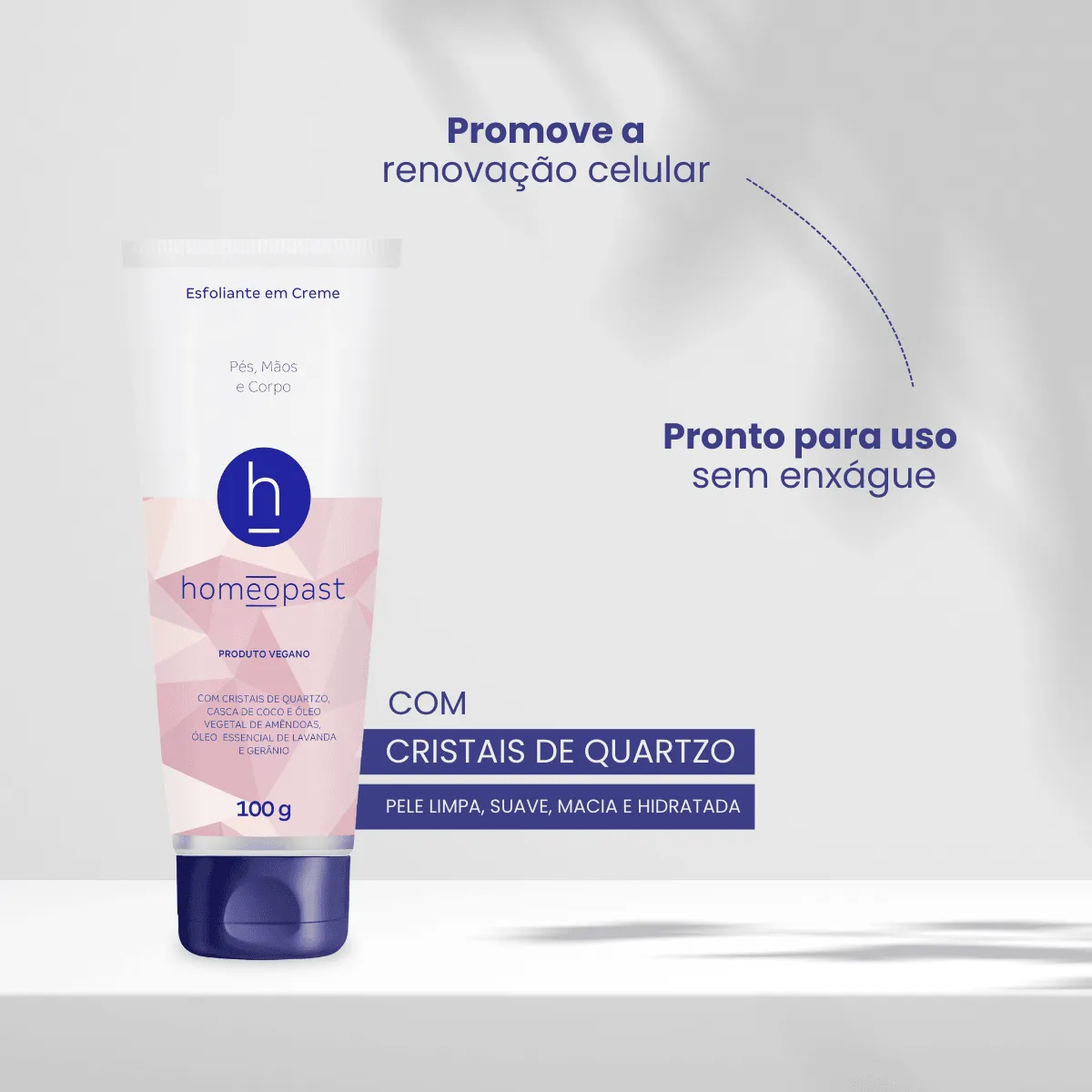 Esfoliante em Creme 100g Homeopast - Imagem 3