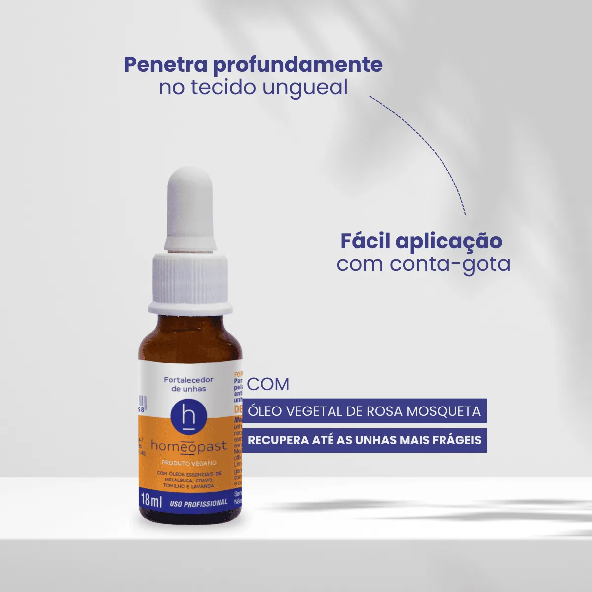 Fortalecedor de Unhas 18ml Homeopast - Imagem 3