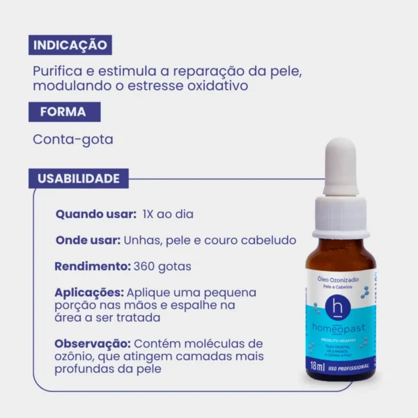 Óleo Ozonizado 18ml Homeopast - Imagem 4