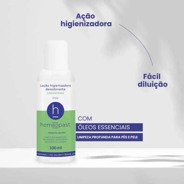 Loção Higienizadora 100ml Homeopast - Imagem 2
