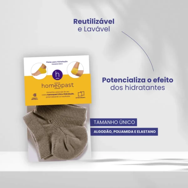 Meia Para Hidratação Homeopast - Imagem 3
