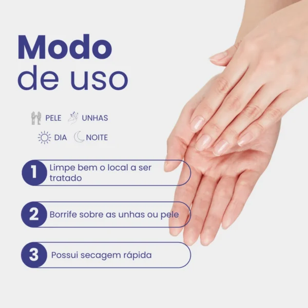 Reparador de Unhas e Pele em Spray 30ml Homeopast - Imagem 5