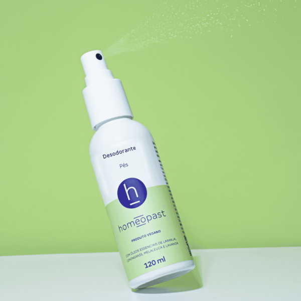 Desodorante Vegano Para Pés 120ml Homeopast - Imagem 2